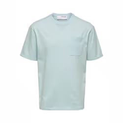 T-shirt col-O Selected Slhlooseroald