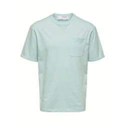 T-shirt col-O Selected Slhlooseroald