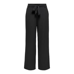 Pantalon palazzo avec ceinture noir Femme ONLY