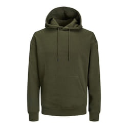 Sweat à capuche Relaxed Fit Manches longues Vert foncé en coton Oliver