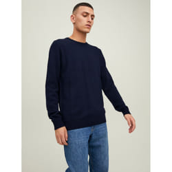 Jack&Jones Pull 12212816 Bleu marine Regular Fit