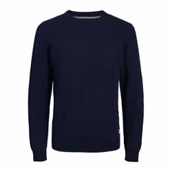 Jack&Jones Pull 12212816 Bleu marine Regular Fit