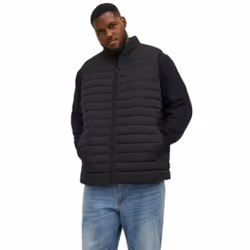 Doudoune sans manches grande taille Jack & Jones Recycle