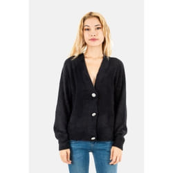 Gilets Cardigans - ONLY - Ella Black - Noir - Femme - Col Classique