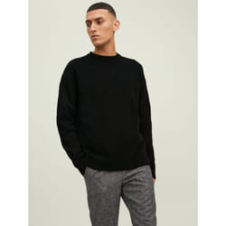 Jack&Jones Pull Rollie 12215468 Noir Relaxed Fit