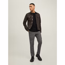 Jack&Jones Pull Rollie 12215468 Noir Relaxed Fit - Vue supplémentaire 4