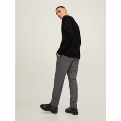 Pull en maille Col rond Manches longues Noir Toby