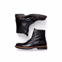 Bottes homme anthracite lacets cuir Sam - Vue supplémentaire 4