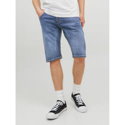 Jack&Jones Short en jean Cale 12223993 Bleu marine Regular Fit