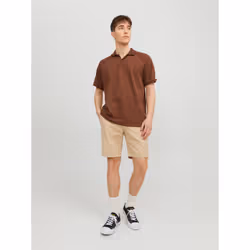 Jack&Jones Short en tissu Fury 12206889 Beige Regular Fit - Vue supplémentaire 5
