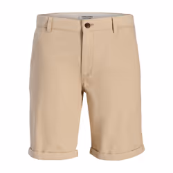 Jack&Jones Short en tissu Fury 12206889 Beige Regular Fit