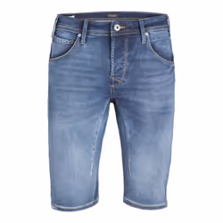 Jack&Jones Short en jean Cale 12223993 Bleu marine Regular Fit