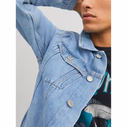 Jack&Jones Veste en jean Jean 12223612 Bleu Regular Fit - Vue supplémentaire 5