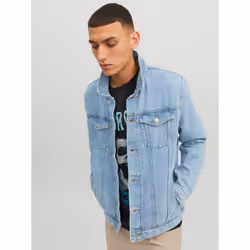 Jack&Jones Veste en jean Jean 12223612 Bleu Regular Fit - Vue supplémentaire 7