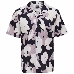 Chemise en lin AOP Only & Sons Trev Lin AOP