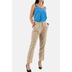 Pantalon slim ONLY - Oxford Tan - Femme - Taille standard - Beige