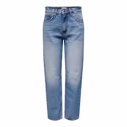 Jeans droit taille haute femme Only Robyn