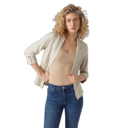Blazer 3/4 femme Vero Moda Jesmilo Loose - silver lining - L