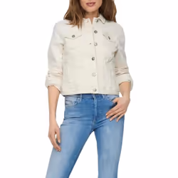 Veste en jean col pim femme Only Onltia