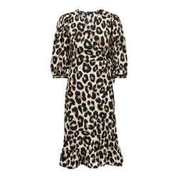 Robe portefeuille midi 3/4 tissé femme Only Olivia