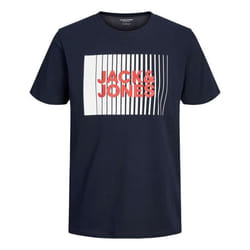 T-shirt coton - JACK & JONES - Coupe droite - 100% Coton biologique - Enfant - Manches courtes