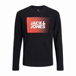 T-shirt manches longues col rond enfant Jack & Jones Corp Logo Play