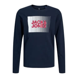 T-shirt manches longues col rond enfant Jack & Jones Corp Logo Play