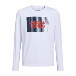 T-shirt manches longues col rond enfant Jack & Jones Corp Logo Play