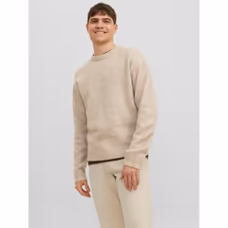 Jack & Jones 12215468_133.41, XXL, Coupe comfortable, Col rond, Manches longues, 1 pièce(s)