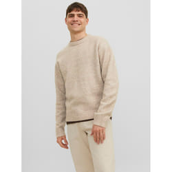 Pull en maille Col rond Manches longues Gris Clair John