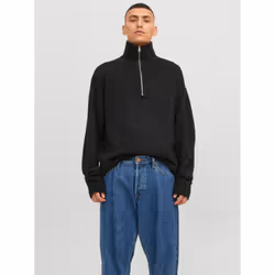 Jack & Jones 12241817_2161.65, Noir, M, Coupe comfortable, Manches longues, 1 pièce(s)