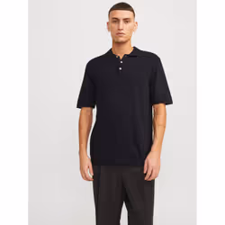 Jack & Jones 12248819_2161.62, Noir, L, Col Polo, Manche courte, 1 pièce(s)