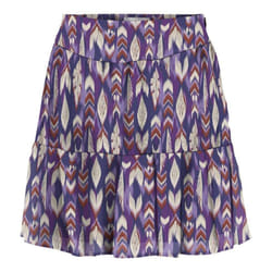 Jupe courte ONLY - Violet - Coupe bohème