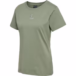T-shirt coton chevrons femme Hummel Active