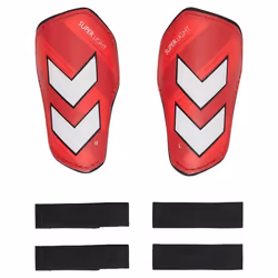 Protège-tibias Hummel Super Light - Rouge - Adulte - Mixte - Multisport - Football