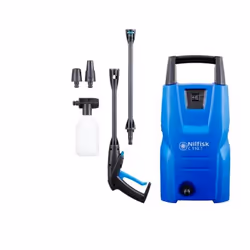 Nilfisk 128470920, Droit, Electrique, 5 m, Haute pression, 5 m, Bleu, Noir