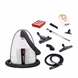 Nilfisk 128390149, 650 W, Aspirateur réservoir cylindrique, Sec, Sac à poussière, 3,1 L, HEPA
