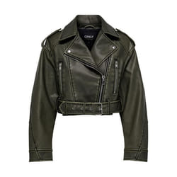 Veste en cuir femme Only Onlella Biker Otw