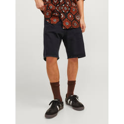 Jack&Jones Short en jean Tony 12249068 Noir Loose Fit