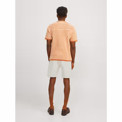 Jack&Jones Short en jean Tony 12249043 Ãcru Loose Fit