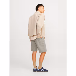Jack&Jones Short en jean Tony 12249043 Beige Loose Fit