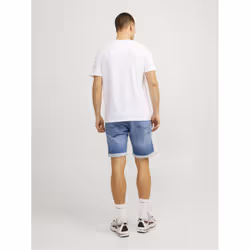 Jack&Jones Short en jean Rick Icon 12249208 Bleu Regular Fit