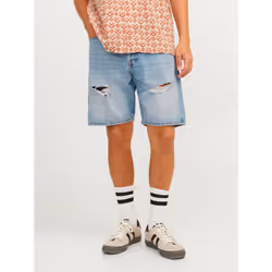 Jack & Jones 12252653_3561.62, Bleu, L, Coupe large, 1 pièce(s)