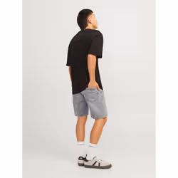 Jack&Jones Short en jean Chris Cooper 12252868 Gris Relaxed Fit
