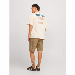 Jack&Jones Short en jean Jjitony 12252814 Marron Loose Fit