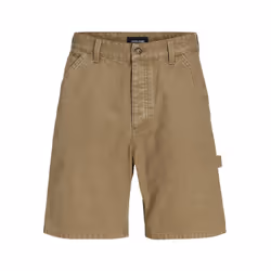 Jack&Jones Short en jean Jjitony 12252814 Marron Loose Fit