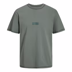 T-shirt homme - JACK & JONES - col rond - 100% coton - manches courtes - kaki