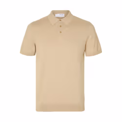 Polo tricoté Selected Berg