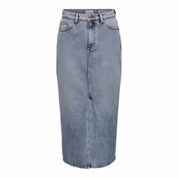 Jupe en jean femme Only Onlayoe HW Front Slit Midi