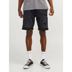 Jack&Jones Short en jean Jjirick 12250177 Noir Regular Fit